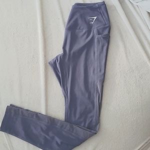 Gymshark high-waist leggings with side pockets and side mesh detail size Small